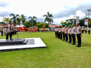 91 Personel Polres Kampar Mendapat Kenaikan Pangkat Periode 1 Januari 2021