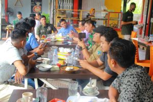 Menjalin Silaturahmi, Dandim 0313/KPR Adakan Coffee Morning Bersama Insan Pers dan Sejumlah Ormas
