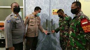 Gudang Penyimpanan Vaksin Covid-19 di Kampar Dijaga Ketat Aparat Keamanan