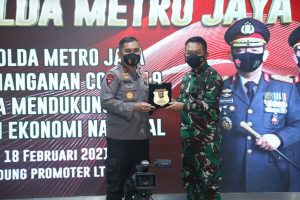 Pangdam Jaya Berikan Pembekalan Rapim Polri Polda Metro Jaya Tahun 2021