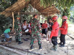 Babinsa Koramil 03/Bunut Gencar Patroli Sosialisasi Karhutla Bersama Tim RPK Ararabadi