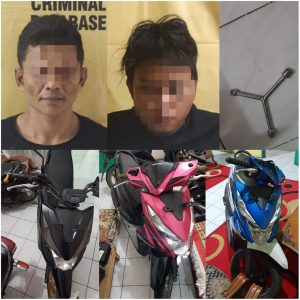 Tim Macan Reskrim Polres Kampar Kembali Gulung 3 Orang Komplotan Pelaku Curanmor