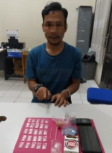 Resnarkoba Polres Kampar Kembali Tangkap 1 Tersangka dengan BB 25 Paket Sabu Siap Edar