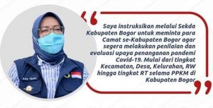 Bupati Bogor Akan Berikan Penghargaan Predikat Teladan dalam Upaya Penanganan Covid-19 di Kabupaten Bogor