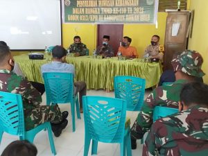 Wujud Bhakti TNI, Satgas TMMDKe-110 Kodim 0313/Kpr Beri Sosialisasi Wawasan Kebangsaan