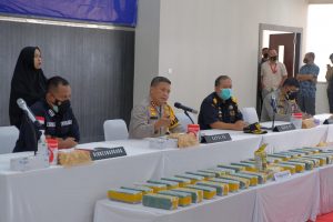 Polda Riau Sita 40 KG Shabu dan 50 Ribu Butir Pil Ekstasi Dihari Ke-10 Operasi Antik 2021