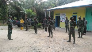 Sebelum Melaksanakan Kegiatan Fisik Dilokasi, Satgas TMMD Ke-110 Kodim 0313/Kpr Gelar Apel Pagi