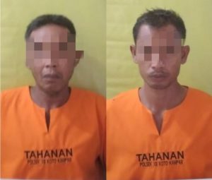 Lagi… 2 Pelaku Narkoba Diciduk Tim Opsnal Polsek XIII Koto Kampar di Desa Bandur Picak