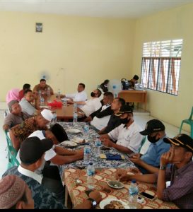 Ahmad Begab Pimpin Rapat Penentuan Tapal Batas Segmen Desa Sibiruang dan Desa Gunung Malelo