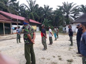 Apel Pagi Dihari Libur Bukti Semangat Satgas TMMD Ke-110 Kodim 0313/ KPR