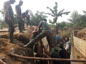 Pemasangan Mal Rampung, Satgas TMMD Ke-110 Siap Lakukan Pengecoran Box Culvert