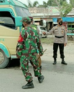 TNI-POLRI Gencar Laksanakan Operasi Yustisi di Kunto Darussalam