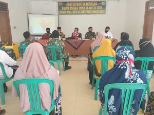 Penuh Semangat , SatgasTMMD Ke-110 Kodim 0313/KPR Gelar Penyuluhan Agama