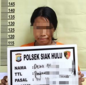 Seorang Wanita Diduga Edarkan Shabu Diamankan Polsek Siak Hulu