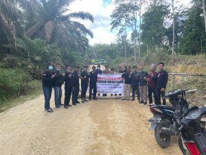 Anak Kemanakan Batin Bunut kembali lakukan Aksi Tutup Akses Jalan yang Dilalui PT. Serikat Putra