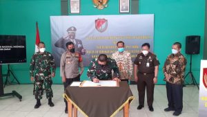 Kodim 0508/Depok Laksanakan Pencanangan Pembangunan Zona Integritas