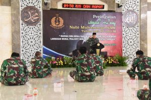 Perkuat Landasan Moral Prajurit, TNI AL Peringati Isra Miraj