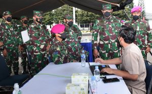 Kasal : Instruksi Panglima TNI Bulan April Vaksinasi Prajurit Harus Selesai