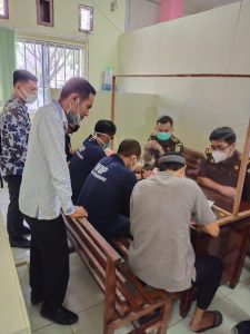 Kejari Kampar Terima 4 Tersangka Kasus Korupsi Peningkatan Jalan Teluk Jering