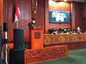 Sambutan Perdana Walikota Depok di Ruang Sidang DPRD 