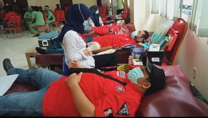 PBB PAC Cipayung dan Panmas Ikuti Donor Darah untuk Stok Pasokan di PMI Depok