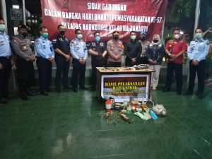 Berantas Narkoba, Lapas Narkotika bersama BNN dan Polri lakukan Sidak