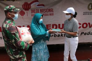 Kodim 0504/JS Distribusikan 30 Ton Beras dan 60 Ribu Pcs Masker untuk Masyarakat 