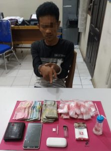 Tim Ojoloyo Resnarkoba Polres Kampar Ringkus Pengedar Shabu di Desa Bukit Ranah