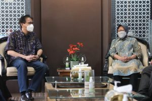 Sambangi ITS dan Unair, Tri Rismaharini Bahas Peningkatan Mitigasi Bencana