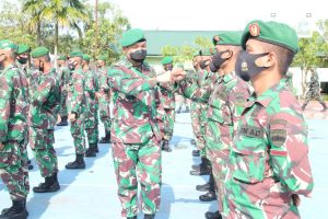 Lepas 27 Tamtama Remaja Prabinsa Ke Satuan Baru : Ini Yang di Sampaikan Dandim 0313/KPR