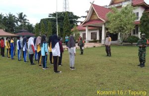 Babinsa Gelar Seleksi Paskibraka Tingkat Kecamatan