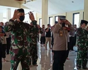 Doakan 53 Patriot KRI Nanggala 402, Dandim dan Kapolres Depok Gelar Salat Gaib