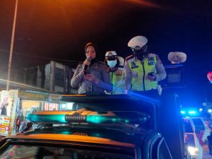 Polres Kampar Lakukan Patroli Berskala Besar, Himbau Warga Patuhi Protkes