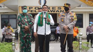 Kapolres dan Bupati Pelalawan Pimpin Pelaksanaan Sidang di Tempat Operasi Penegakan Hukum