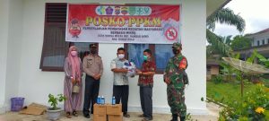 Aparat TNI-POLRI Siaga di Pos PPKM