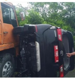 Kapolres Kampar : Tidak Ada Kendaraan Tertimpa Material Longsor di Wilayah Kampar Kemarin Sore