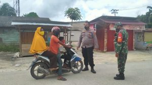 Sinergitas TNI dan Polri Gelar Operasi Yustisi Penegakan Protokol Kesehatan