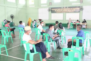 Kodim 0313/KPR Laksanakan Vaksinasi Covid -19 Bagi Purnawirawan dan Warakawuri