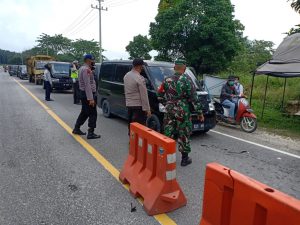 Penegakan Disiplin Protokol Kesehatan Gencar Dilakukan oleh Serka Masrianto Bersama Tim Gabungan
