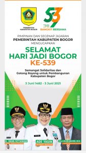 Hari Jadi Bogor Ke-539