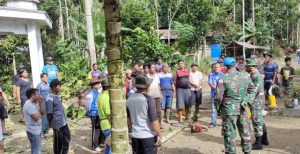 Masyarakat Jorong Antusias dengarkan Arahan Dandim 0306/50 Kota tentang Kegiatan Pra TMMD Ke-111