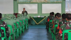 Perteguh Komitmen dan Jati Diri Prajurit Personil Kodim 0313/KPR  Beserta Persit KCK Cab. LIII Terima Ceramah Bintal
