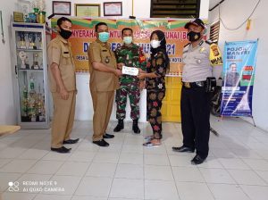 Babinsa Lubuk Bendahara Timur Menghadiri Pembagian Dana BLT- DD