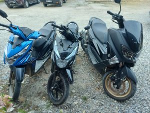 Polsek Tapung Hulu Ungkap Kasus Curanmor, 1 Tersangka dan 3 Sepeda Motor Diamankan