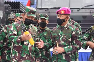 Jelang Latihan Puncak TNI AL, Marinir Gelar Apel Kesiapan