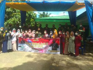 TNI di Rohul Laksanakan Vaksinasi Massal ke Warga