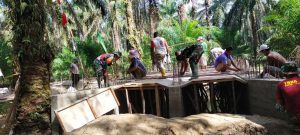 Warga Bagan Sinembah Jaya Merasa Senang, Pembangunan Box Culvert Hampir Rampung