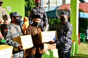 Kasal Tinjau Serbuan Vaksin Masyarakat Maritim di Batam