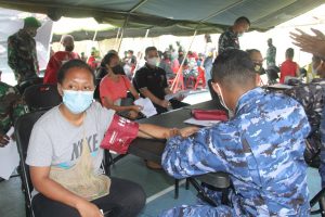 Sinergitas TNI – Polri bersama Instansi Terkait Gelar Serbuan Vaksinasi