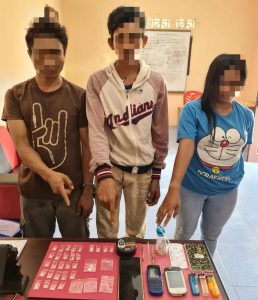 3 Pelaku Narkoba dan 29 Paket Shabu Siap Edar Diamankan Polsek Siak Hulu